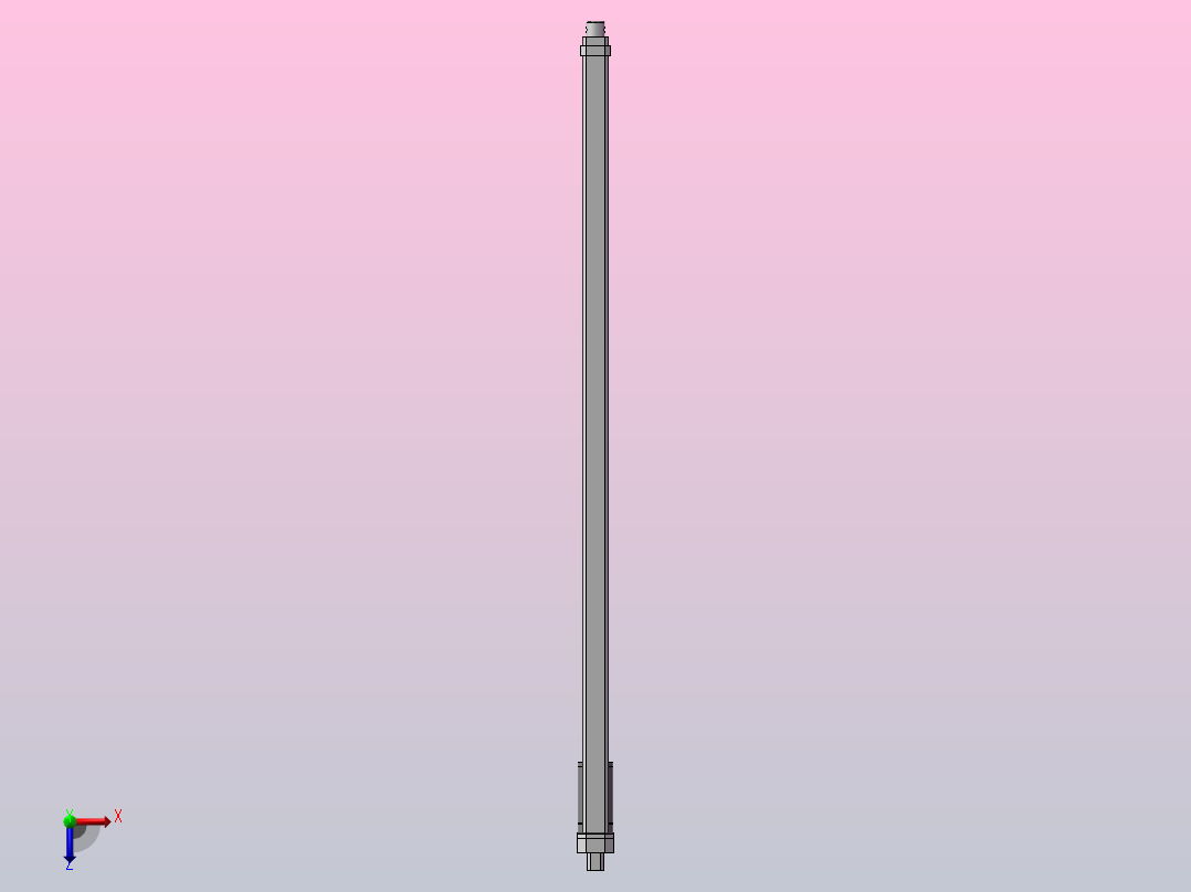 1200N防水电动推杆(ZJWSN-FS)[ZJWSN-FS-S800]俯视图