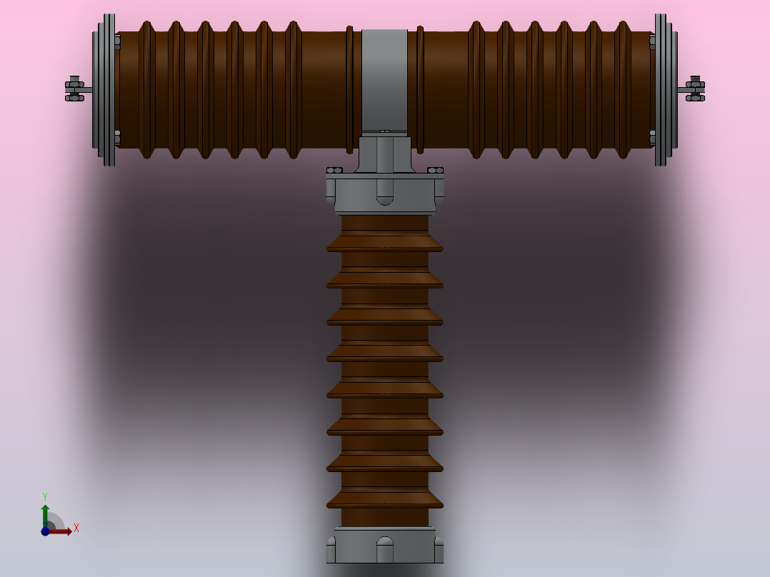 RXWO-35户外高压限流熔断器[RXW0-35／3]前视图