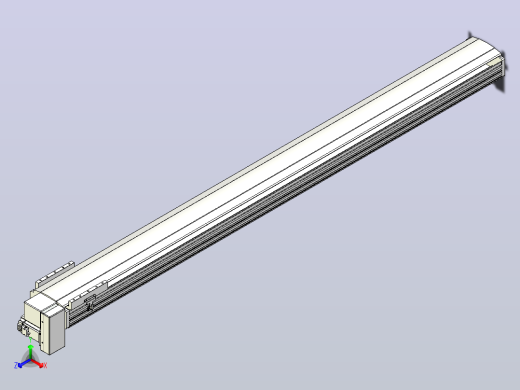 皮带直线轴半封闭可选导轨TPA-HNB-202D-140-L2100-RP-Y-P75-N3