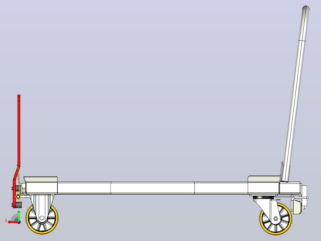 电车类型X-11后视图