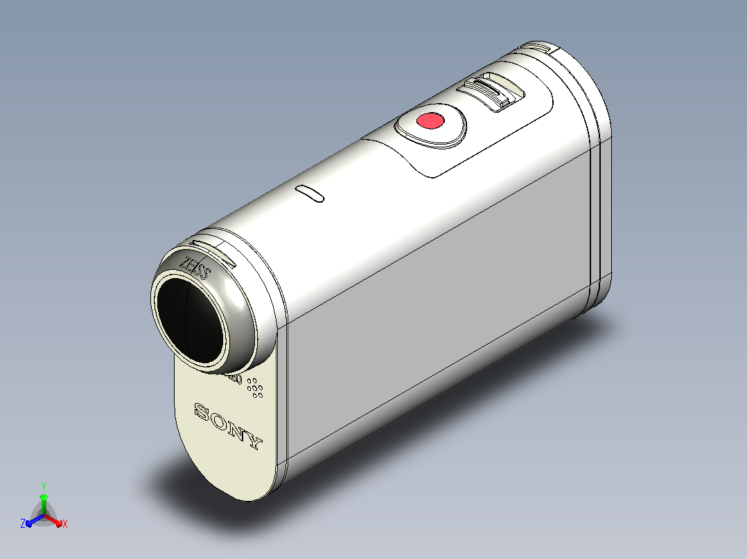 索尼摄像机X1000V主视图