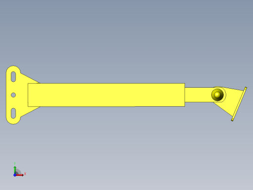 带减震器铰链的开关门扉前视缩略图