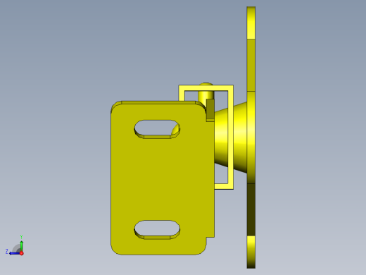 带减震器铰链的开关门扉右视缩略图