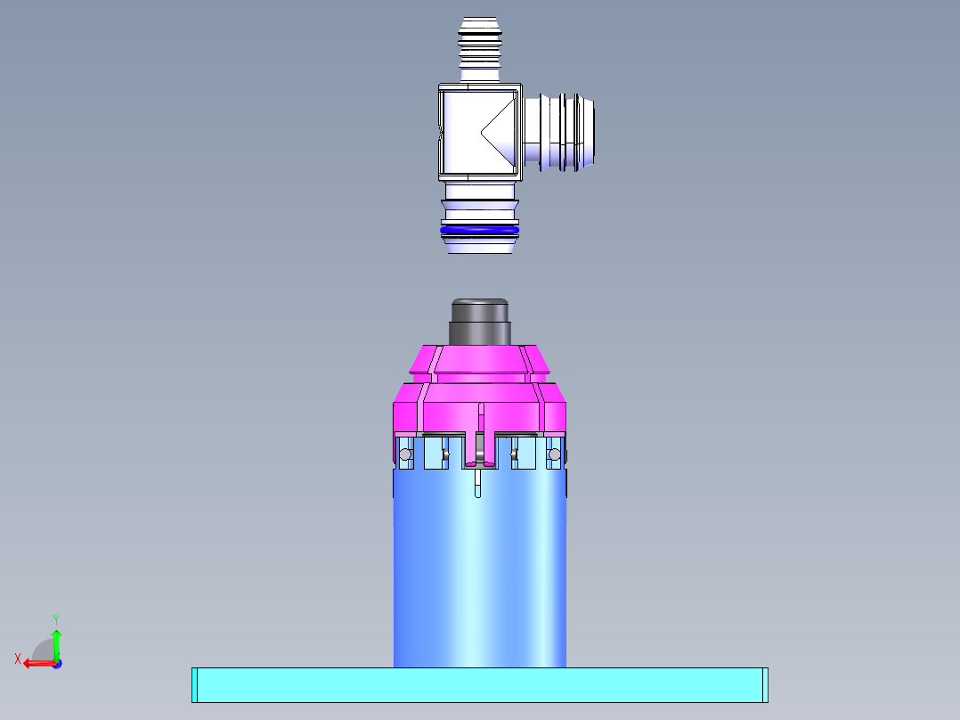 密封圈装配工装sw19可编辑+爆炸视频后视图