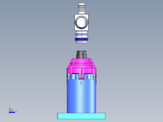 密封圈装配工装sw19可编辑+爆炸视频左视缩略图
