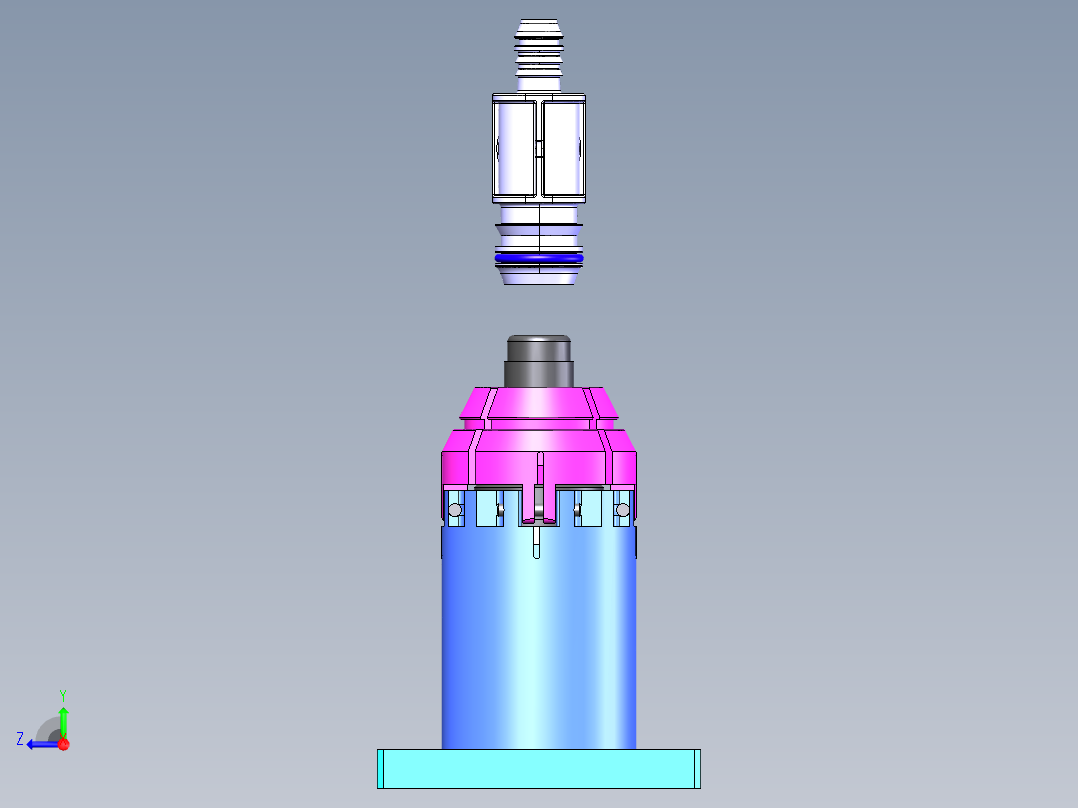 密封圈装配工装sw19可编辑+爆炸视频右视图