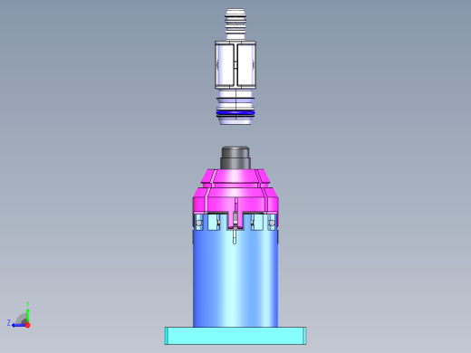 密封圈装配工装sw19可编辑+爆炸视频右视缩略图