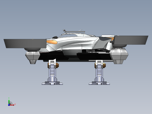 四足兽四轴飞行器前视缩略图