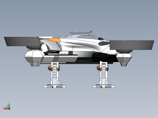 四足兽四轴飞行器后视缩略图