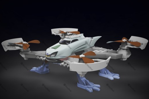 四足兽四轴飞行器缩略图