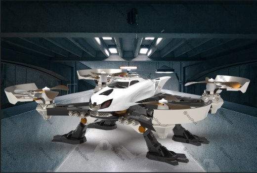 四足兽四轴飞行器缩略图