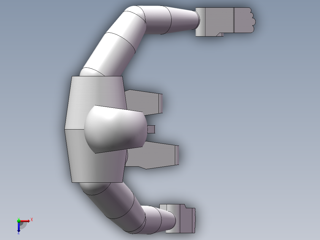 3D操作工俯视图