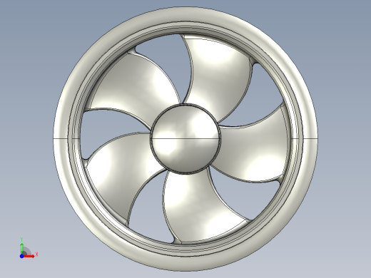 solidworks 奥迪车轮轮毂前视缩略图