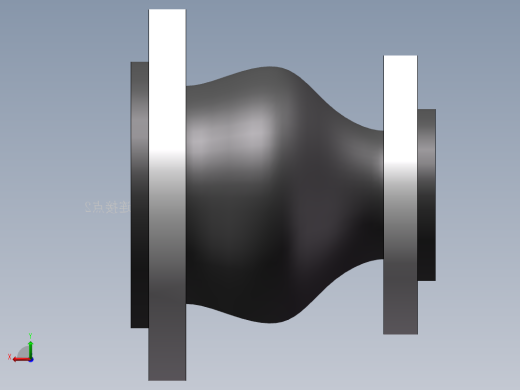同心异径橡胶接头 法兰316L DN80-DN400后视缩略图