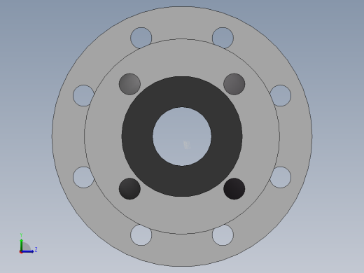 同心异径橡胶接头 法兰316L DN80-DN400左视缩略图