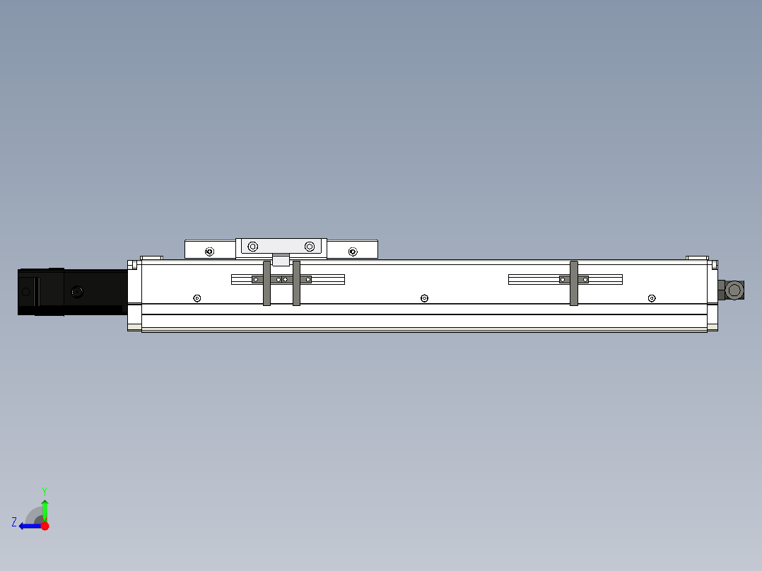 Toyo东佑达直线模组-ECH12-250-BC-100W右视图