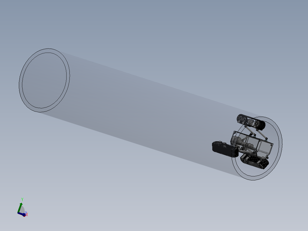 变径管道机器人设计资料SW+CAD+说明书