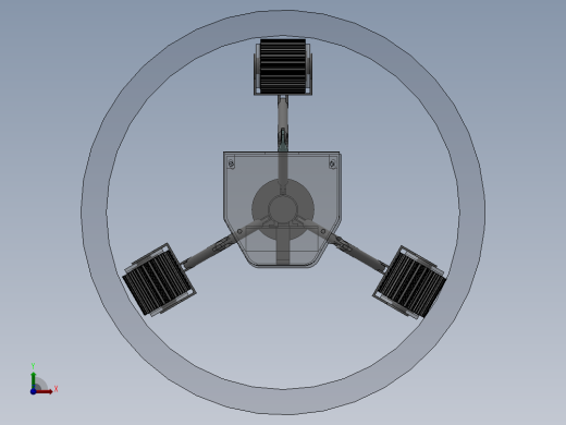 变径管道机器人设计资料SW+CAD+说明书前视缩略图