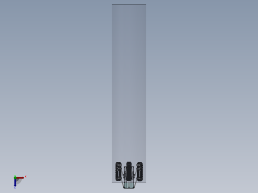 变径管道机器人设计资料SW+CAD+说明书俯视缩略图