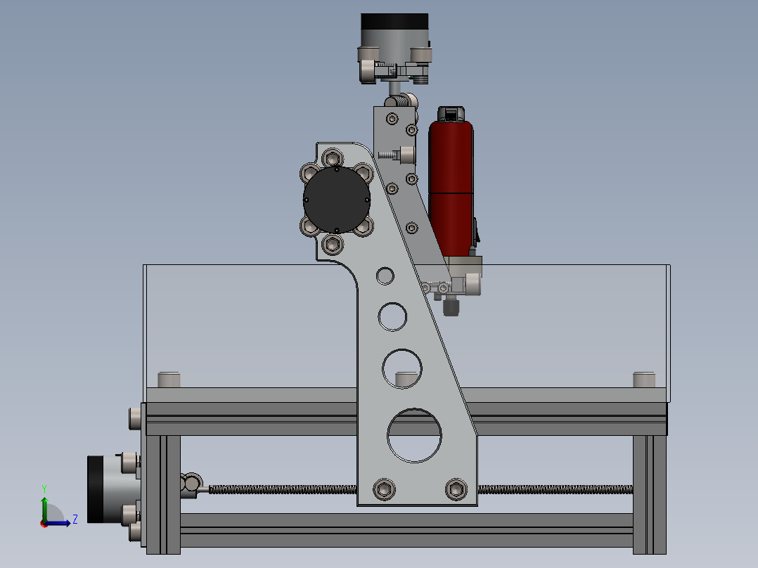 152数控机床左视图