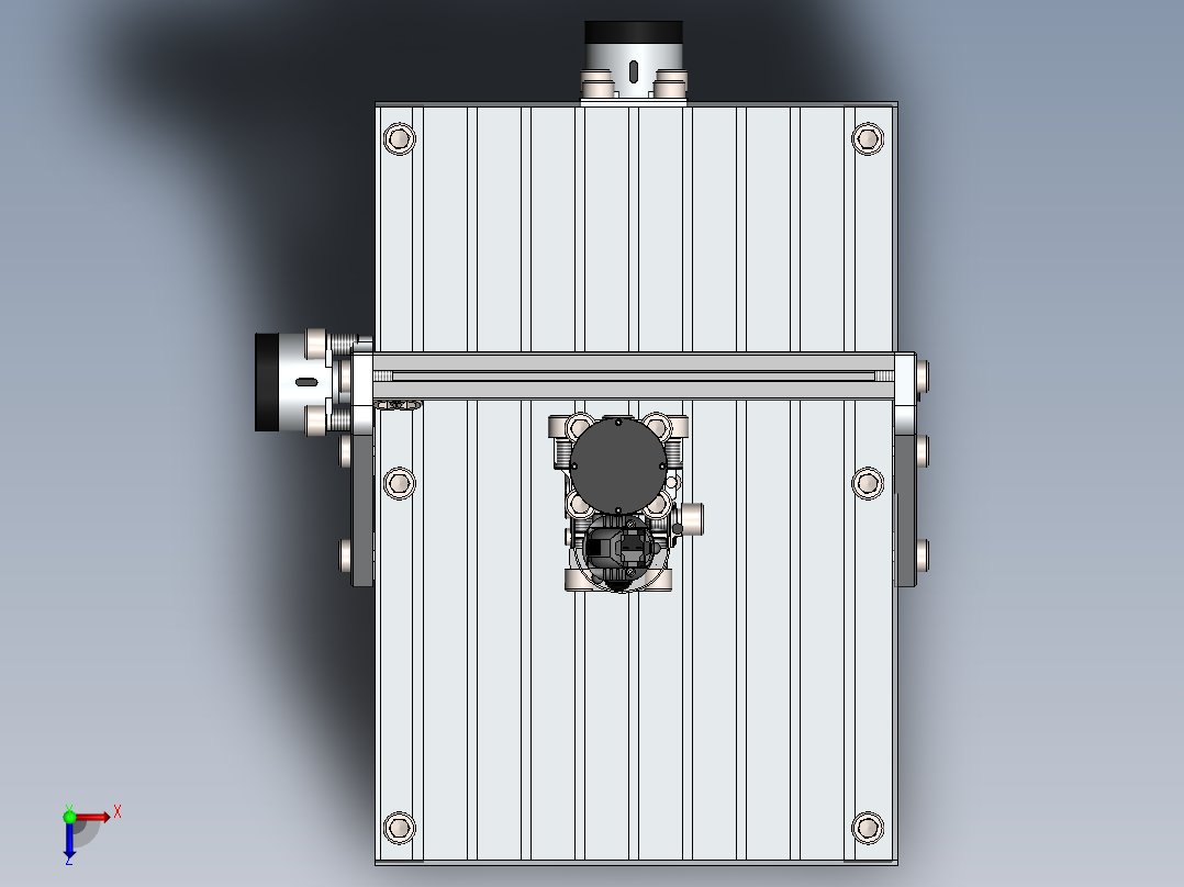 152数控机床俯视图