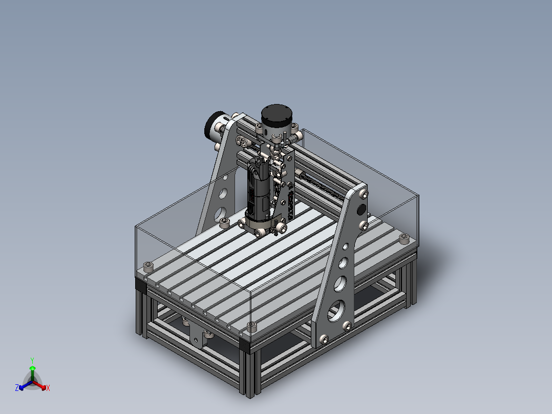 152数控机床正等轴测图