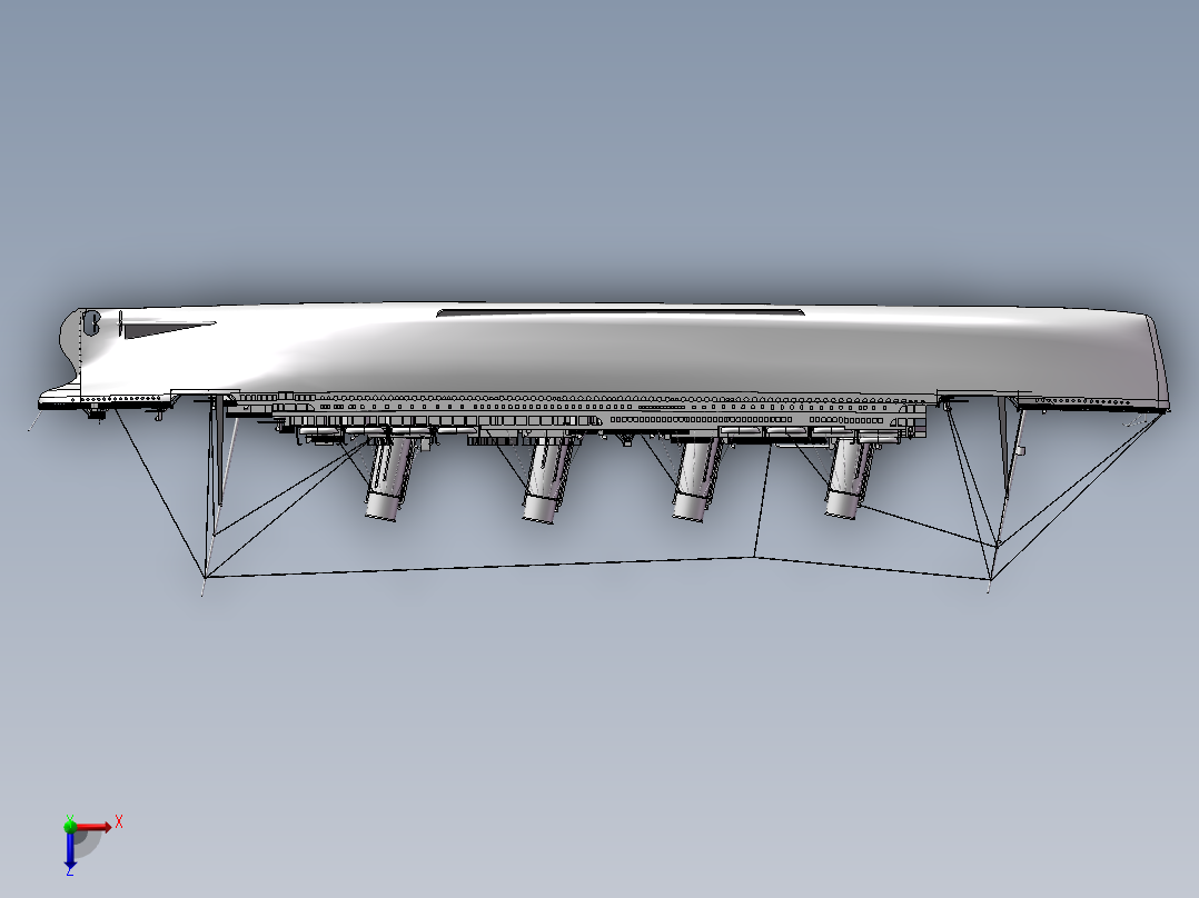 泰坦尼克号俯视图