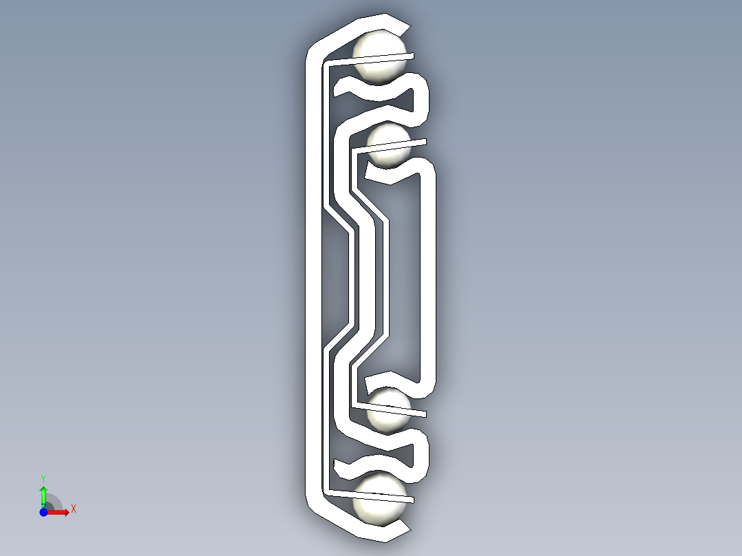 9款SRH150系列三段抽屉式线性滑轨568210前视图