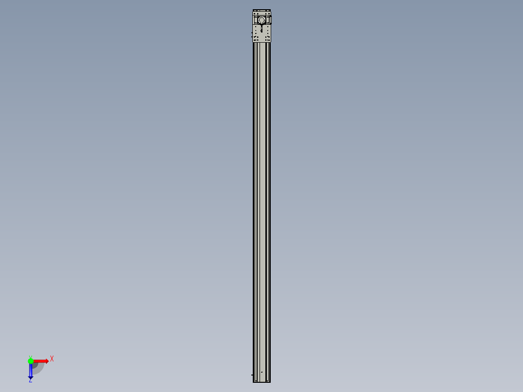 东锦齿条传动DH175G-L167-S3400-BU-减速机+750W俯视图