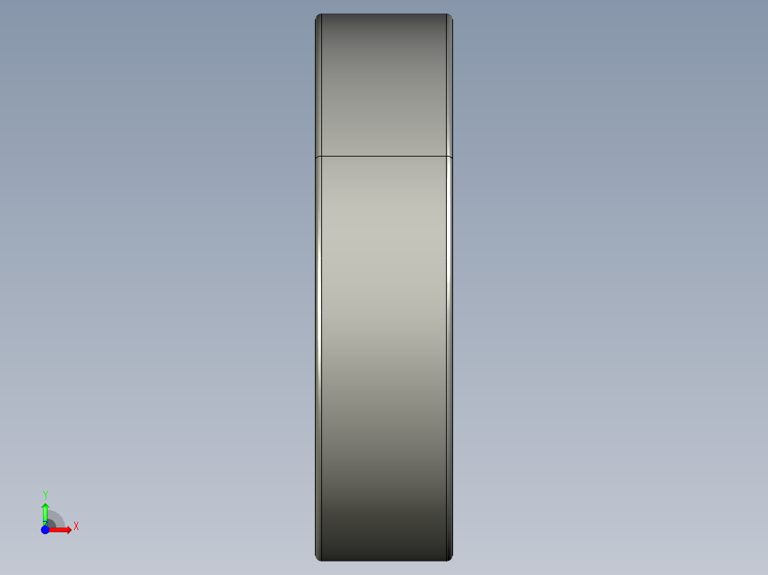 深沟球轴承61902前视图