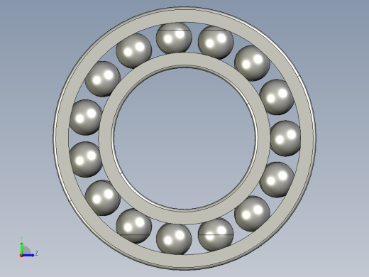 深沟球轴承61902左视缩略图