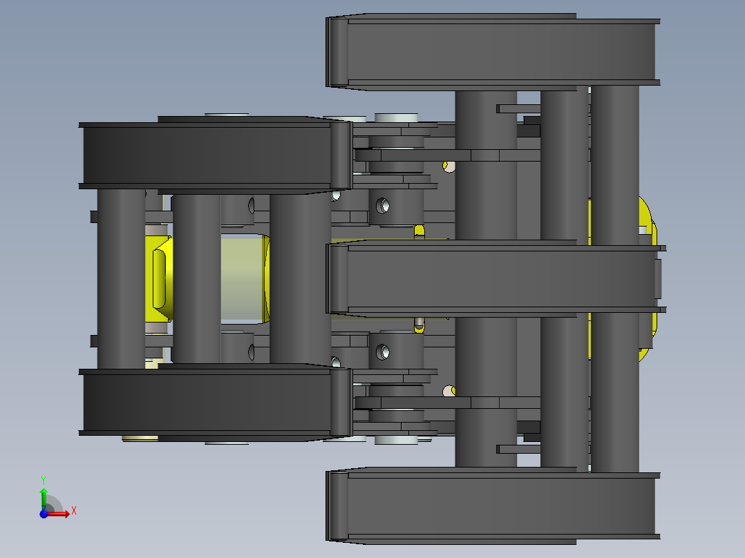 04单缸抓木器三维===910648==300前视图