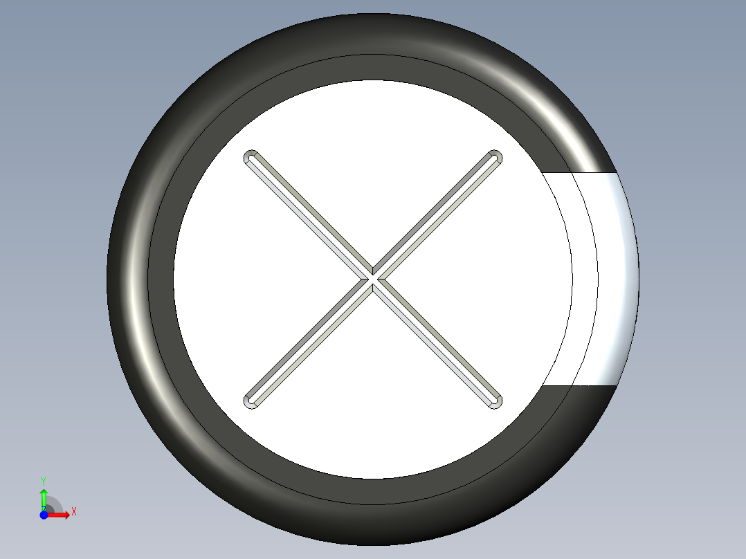 无源元件封装-CAP_RAD_D12.5x15_POL_BK前视图