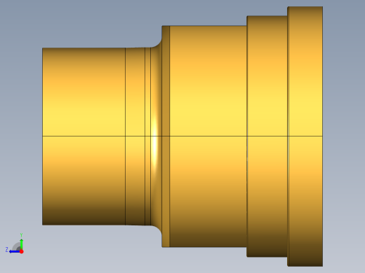 17QBRO 与男性螺纹黄铜联盟结束右视缩略图