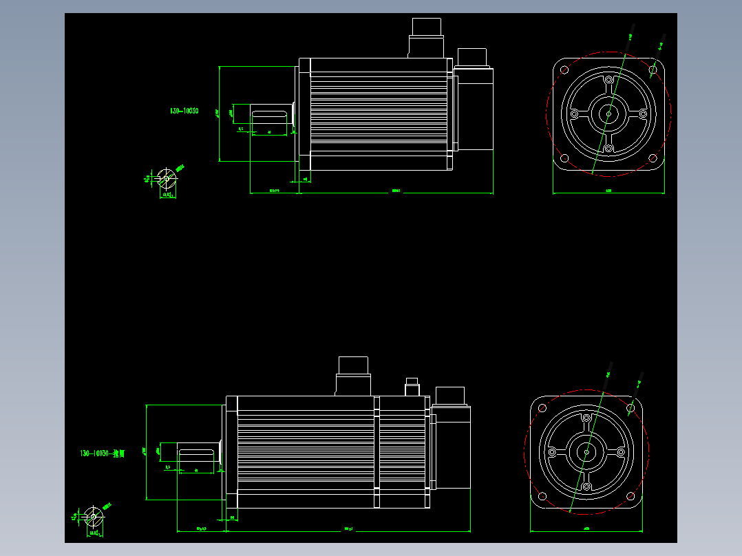 电机MS-130ST-TL10030B(Z)-43P0