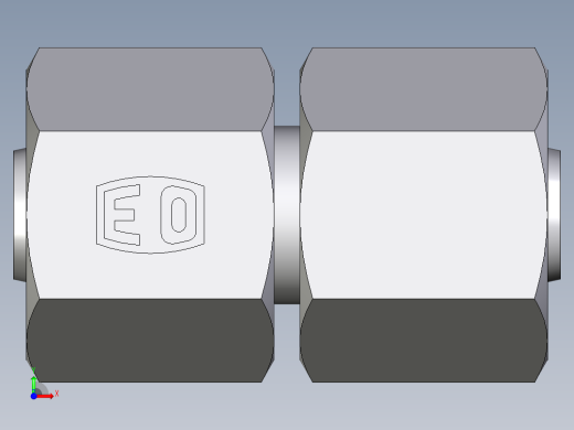 卡套式工业通用硬管接头EO_Swivel_union_GZ08LCF前视缩略图