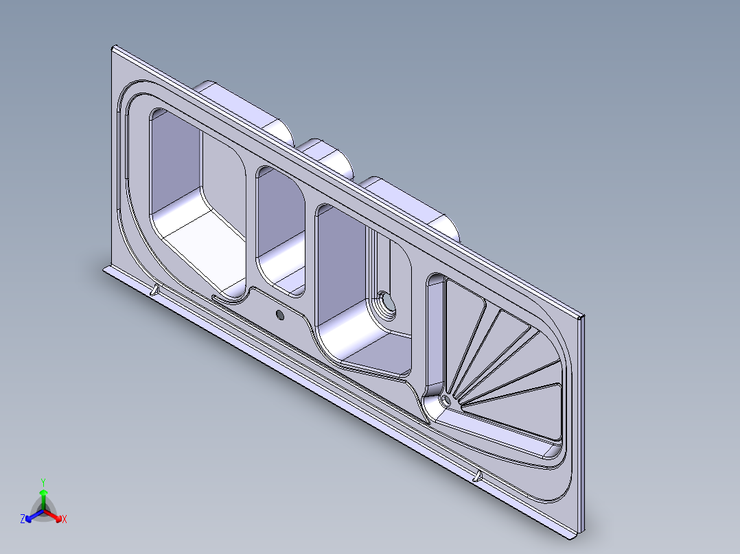 水槽、不锈钢水槽(76)正等轴测图