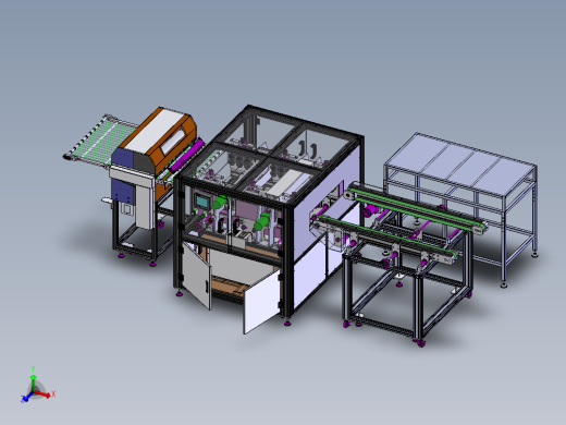 PCB隔板清洗机（sw16可编辑+工程图）