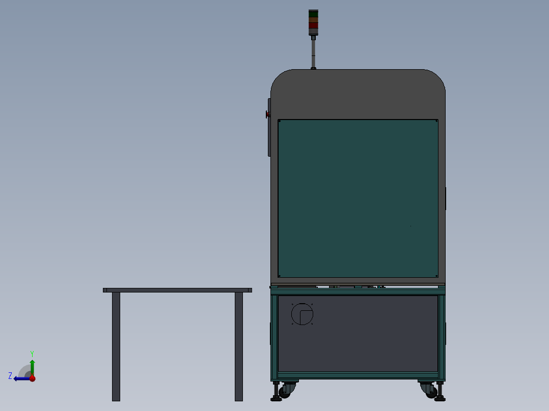 耳机充电Pin组装机sw16右视图