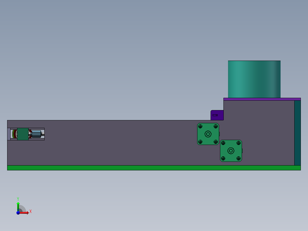 自动饺子机设计前视图