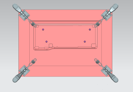 笔记本键盘外壳辅助测量检具模型缩略图