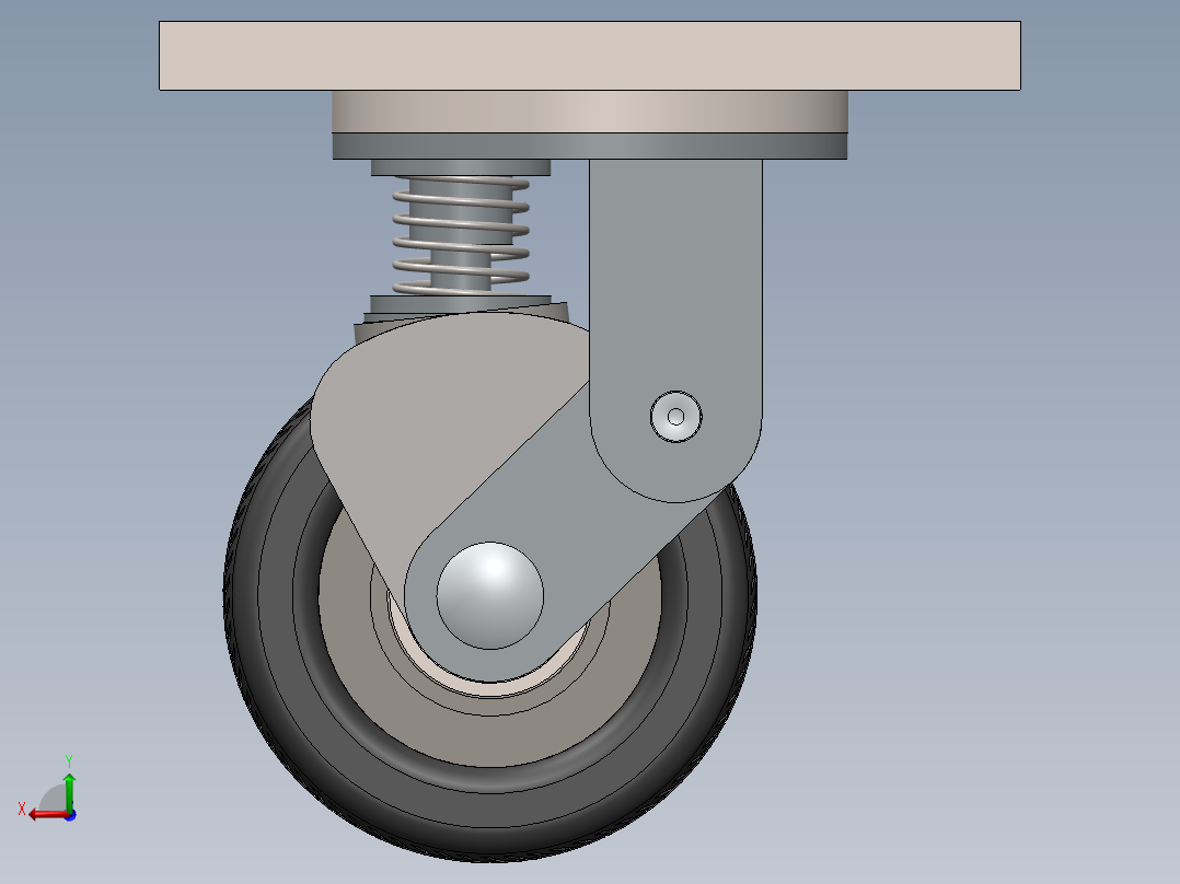 万向轮、脚轮(114)后视图