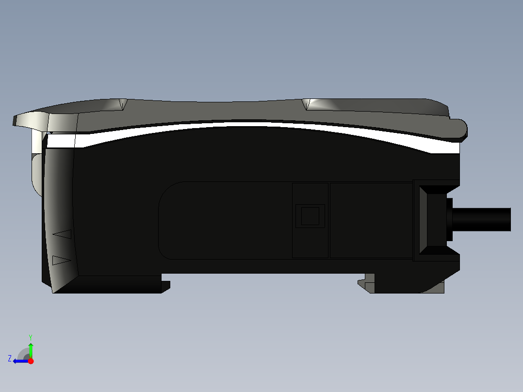 基恩士放大器右视图