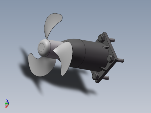 船舶推进器模型sw--1050720-30