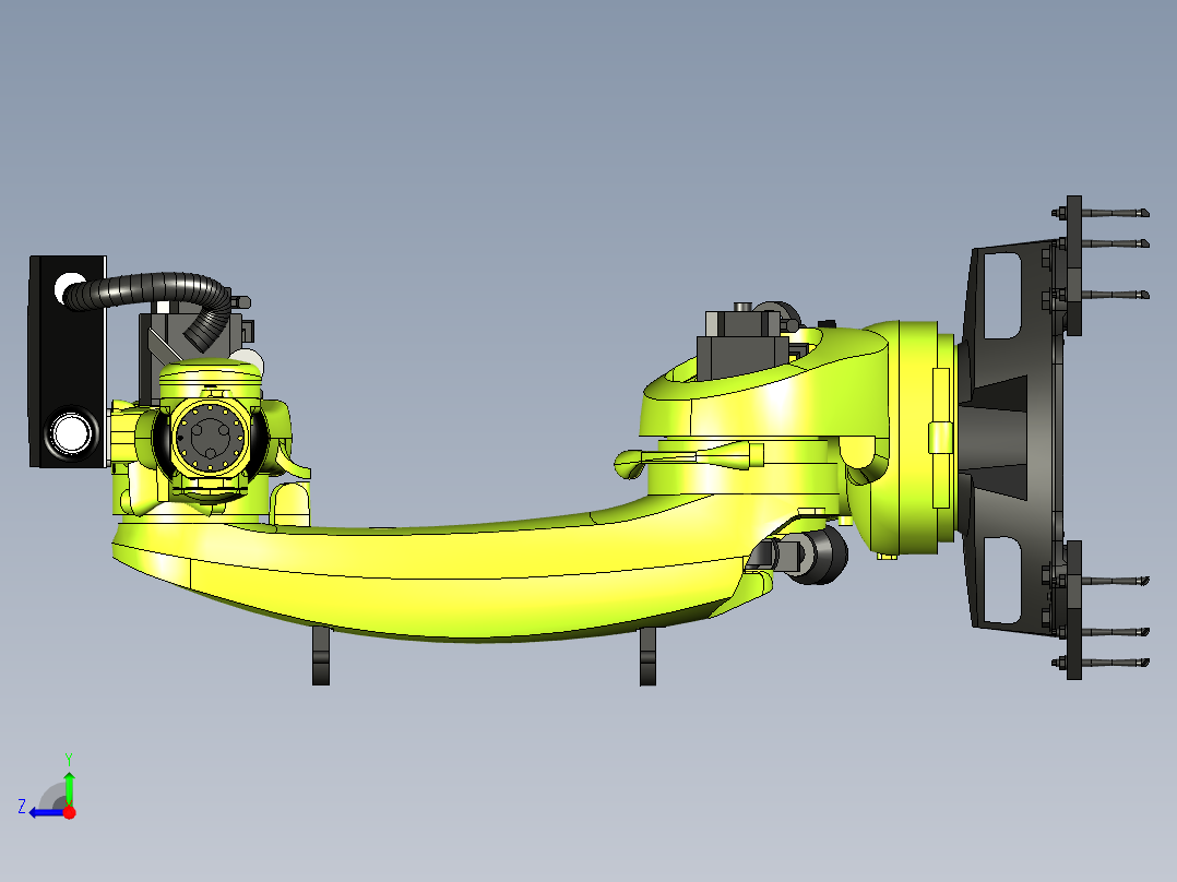 KUKA KR 180 R2500 extra (KR QUANTEC extra)机器人右视图