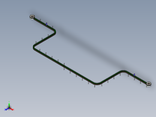 酱油瓶几字形输送线设计