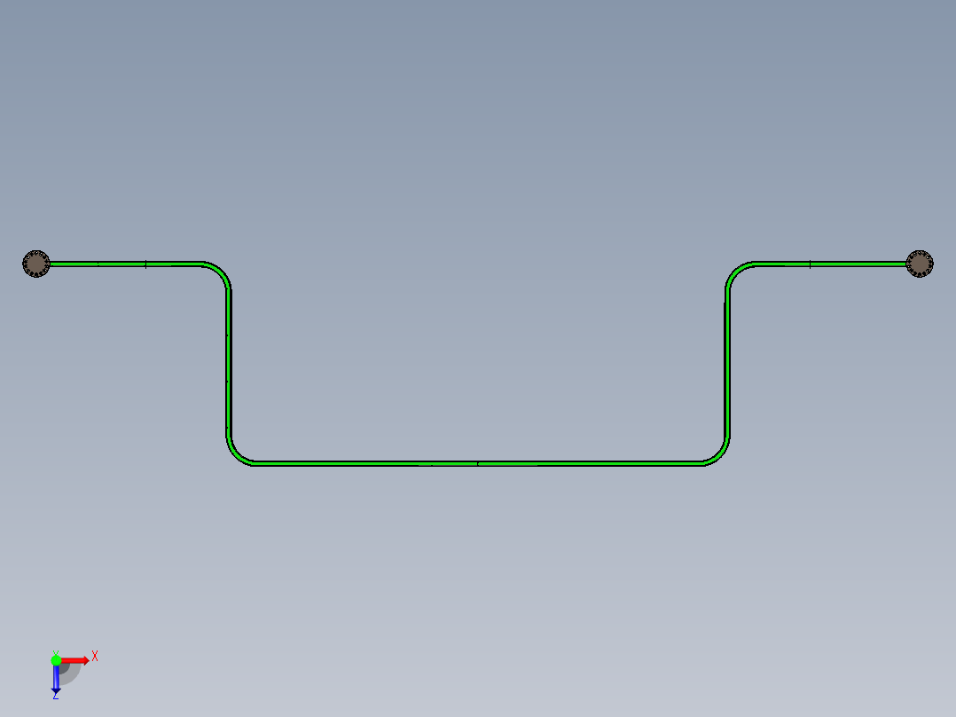 酱油瓶几字形输送线设计俯视图