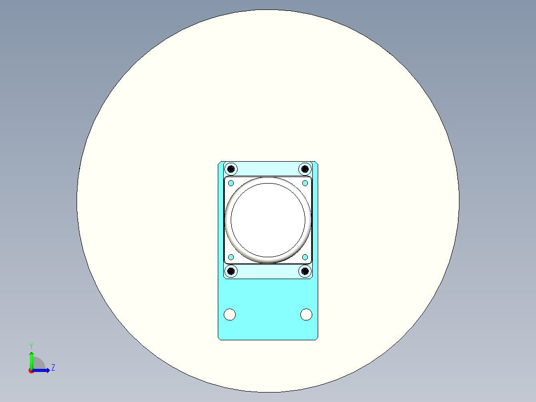 自动放料盘左视图