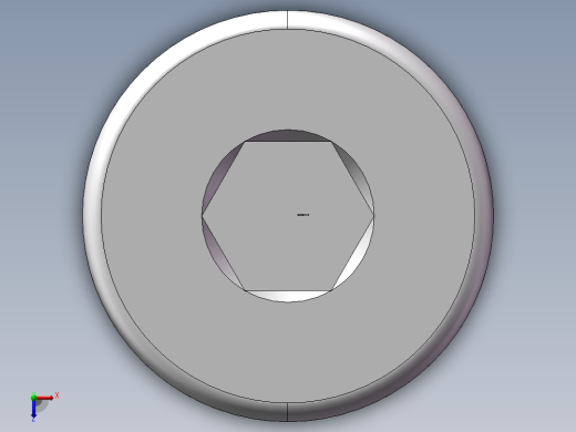 堵头 4BN 内六角螺堵、4BN-06WD俯视缩略图