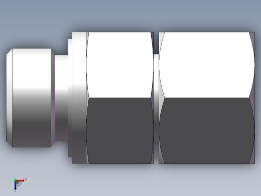 直通公制螺纹组合接头、2MD-18-20WD俯视缩略图
